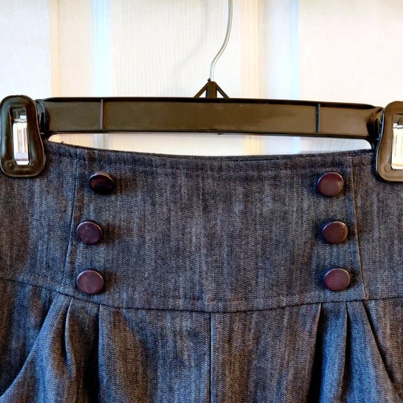 My Story Denim Sailor-style Shorts - Picture 2 of 4